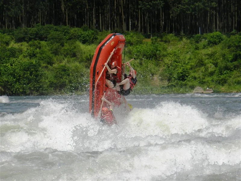 White water rafting in Uganda