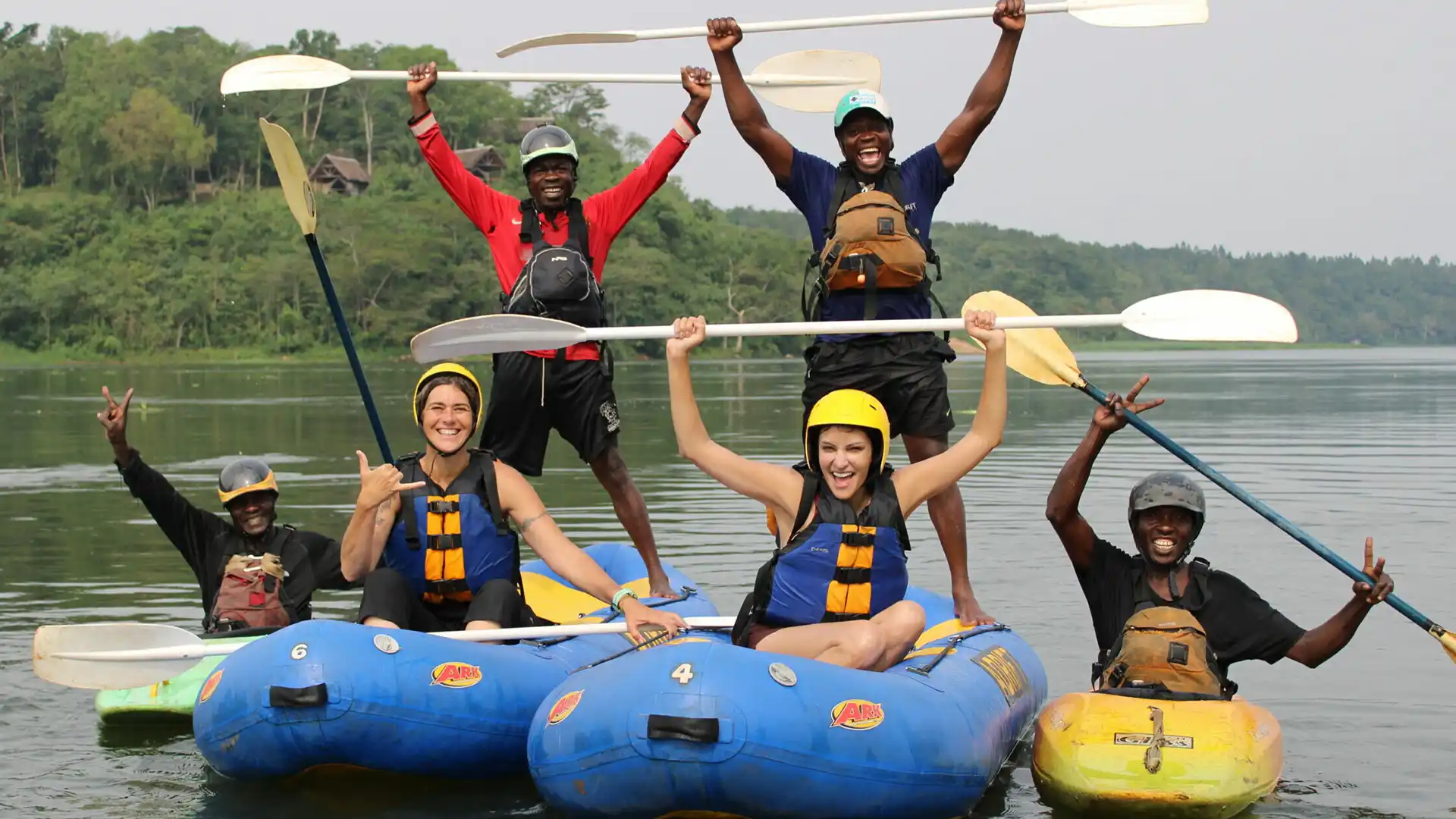 white water rafting on the Nile River