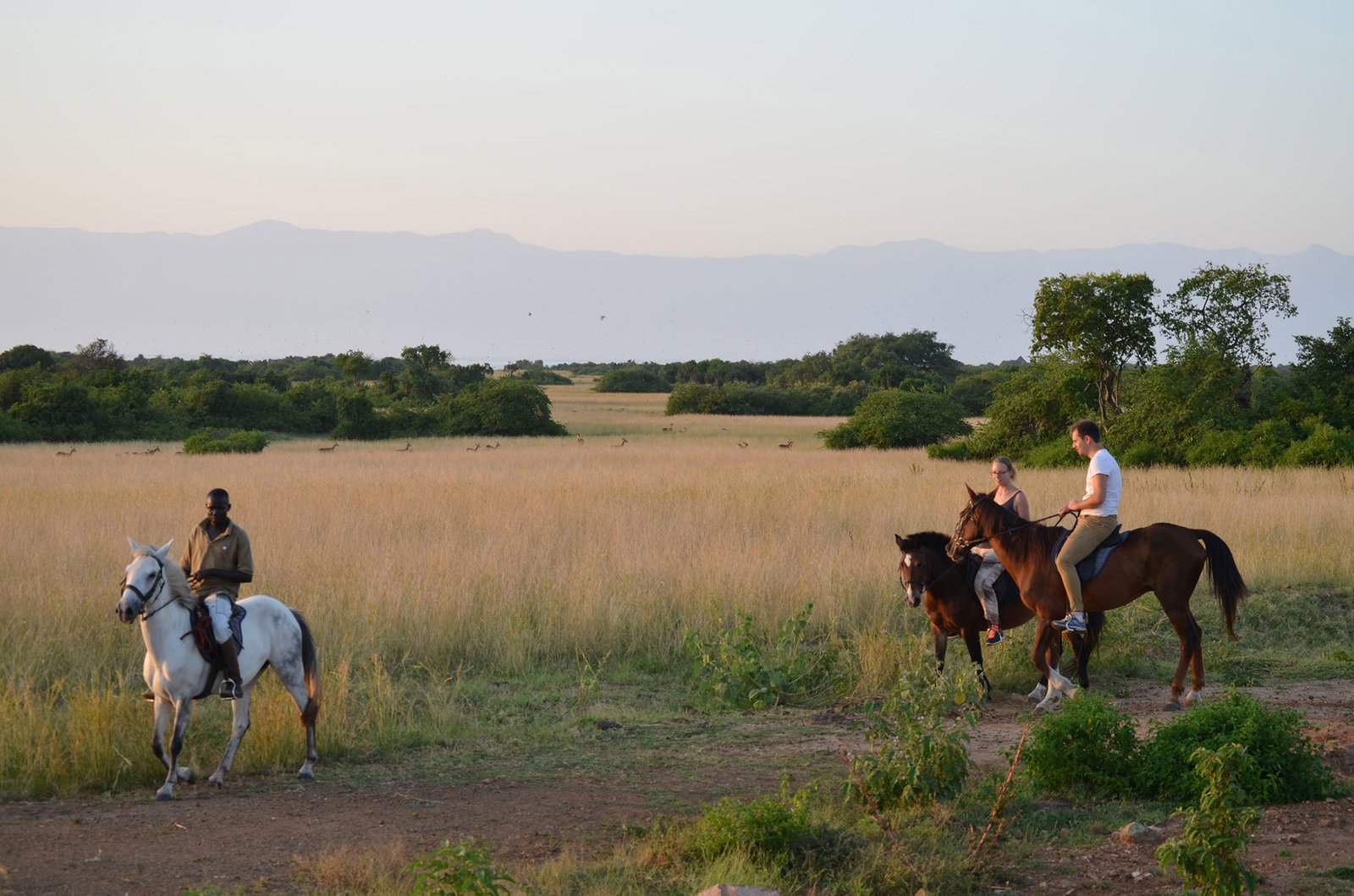 horseback safari in Lake Mburo National Park